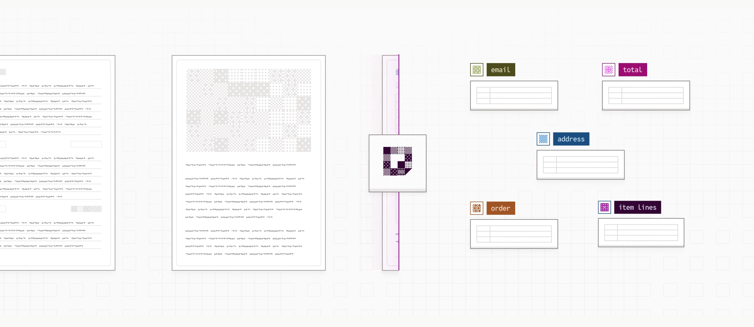 Document extraction workflow infographic