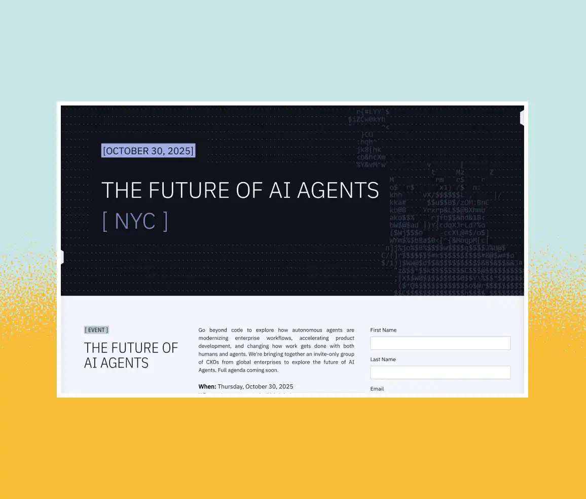 Cognition Landing Page Mockup