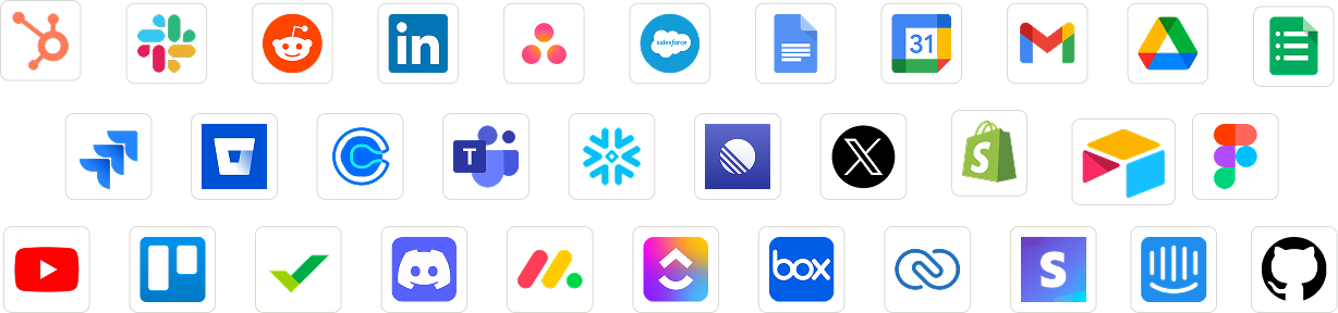 The long tail of third-party services — most without a native Appy.AI connector