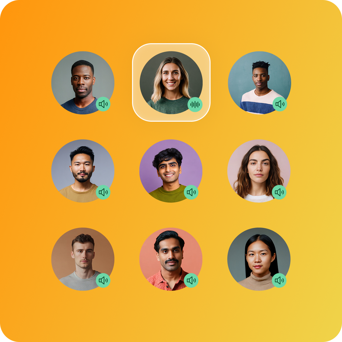 Custom AI Role-Plays showing character avatars