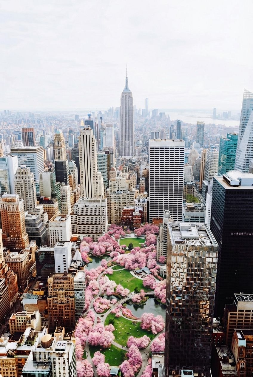 Central Park Spring Blossoms