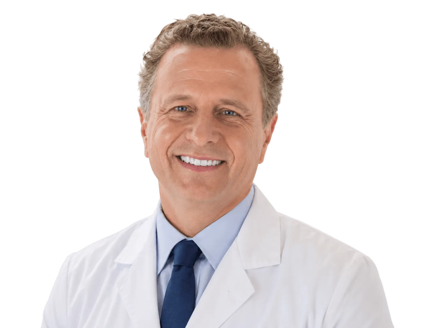 Dr. John Jurige wearing a lab coat