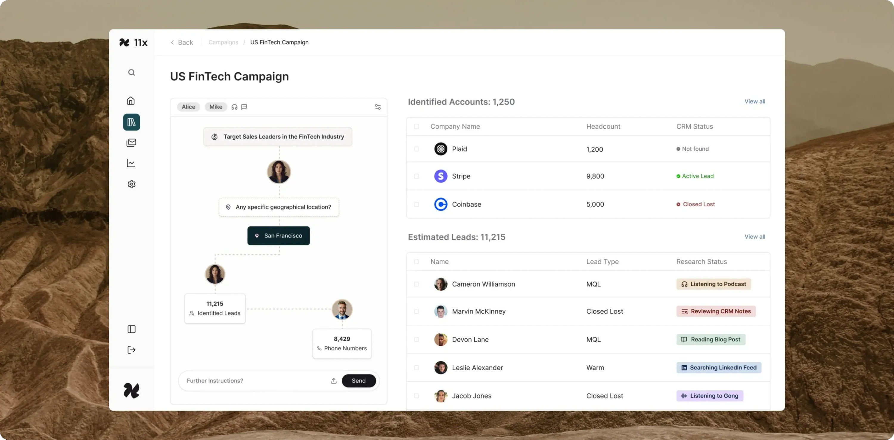11x Platform - Identify prospects