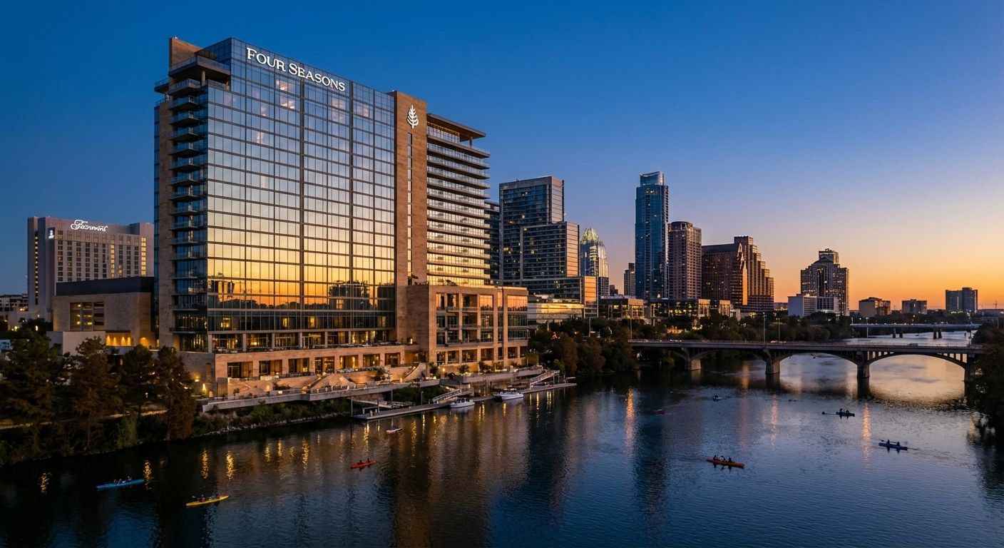 Four Seasons Austin waterfront luxury hotel
