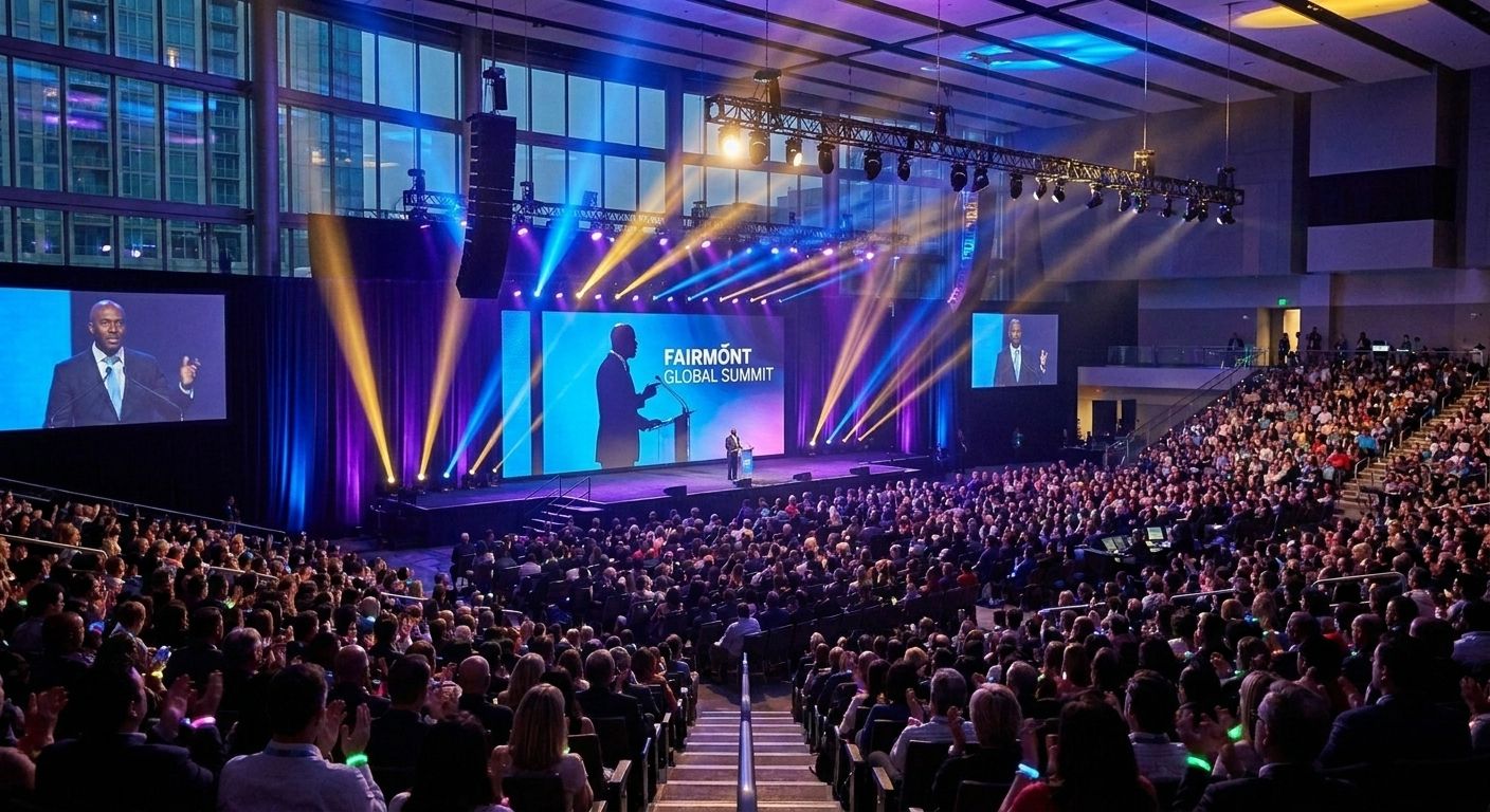 Corporate conference main stage keynote
