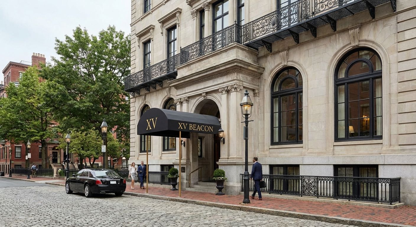 XV Beacon boutique hotel on Beacon Hill Boston