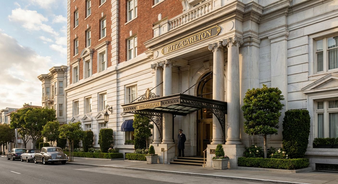 The Ritz-Carlton, San Francisco exterior on Nob Hill