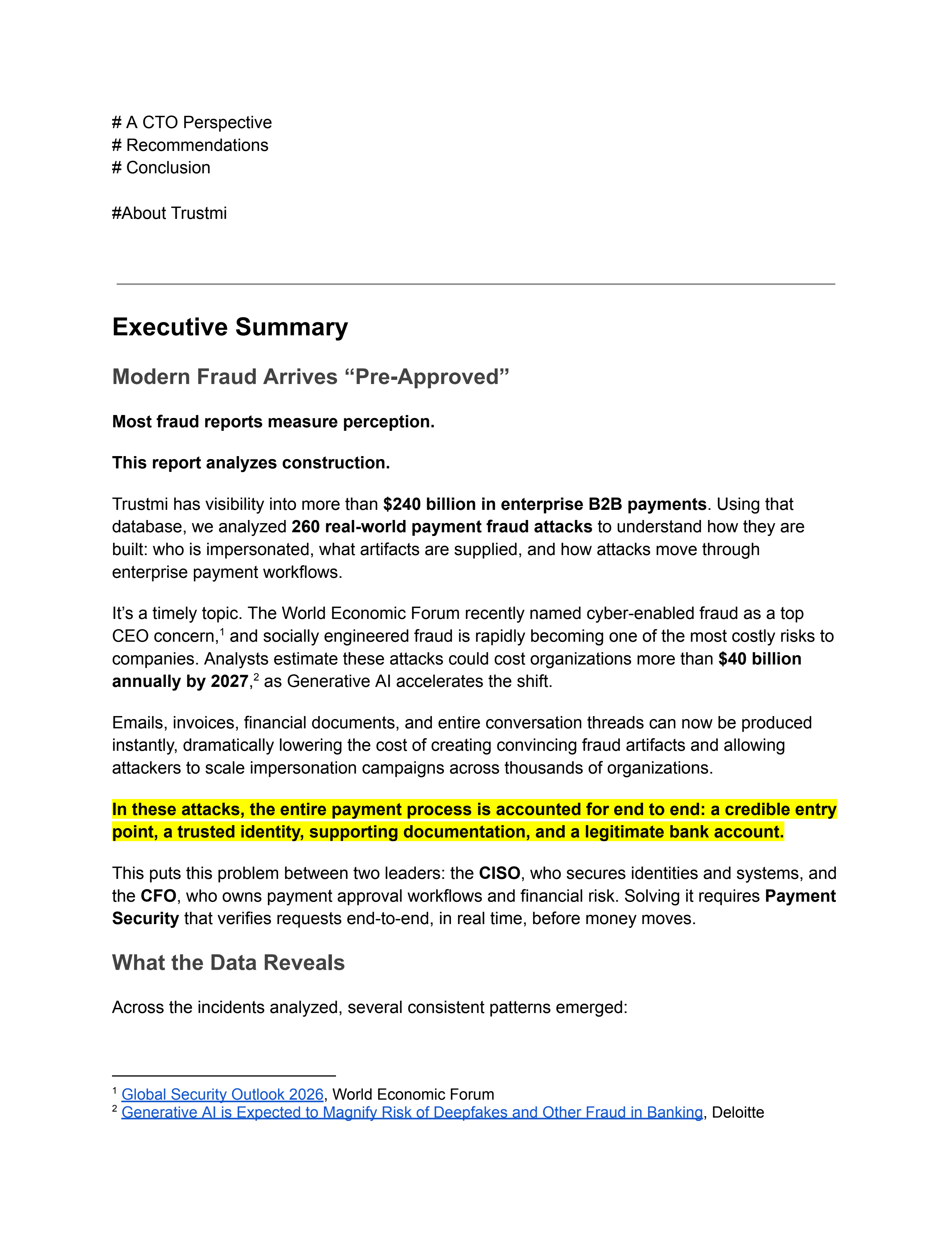 Brief - Executive Summary