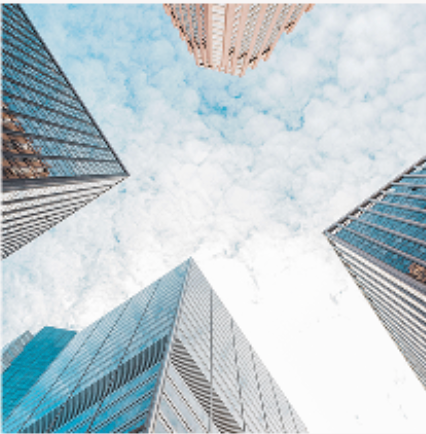 NYC buildings looking up