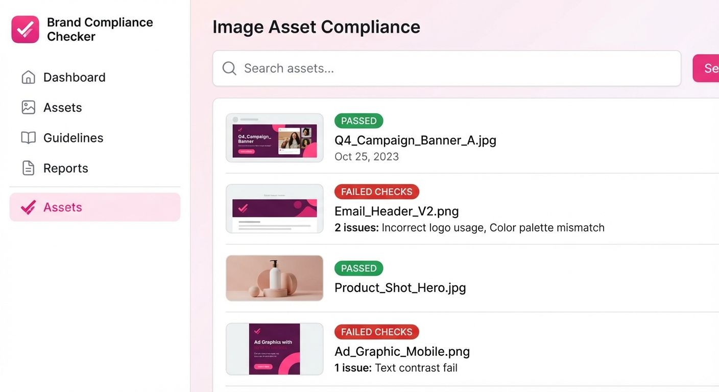 Brand Compliance Checker Interface