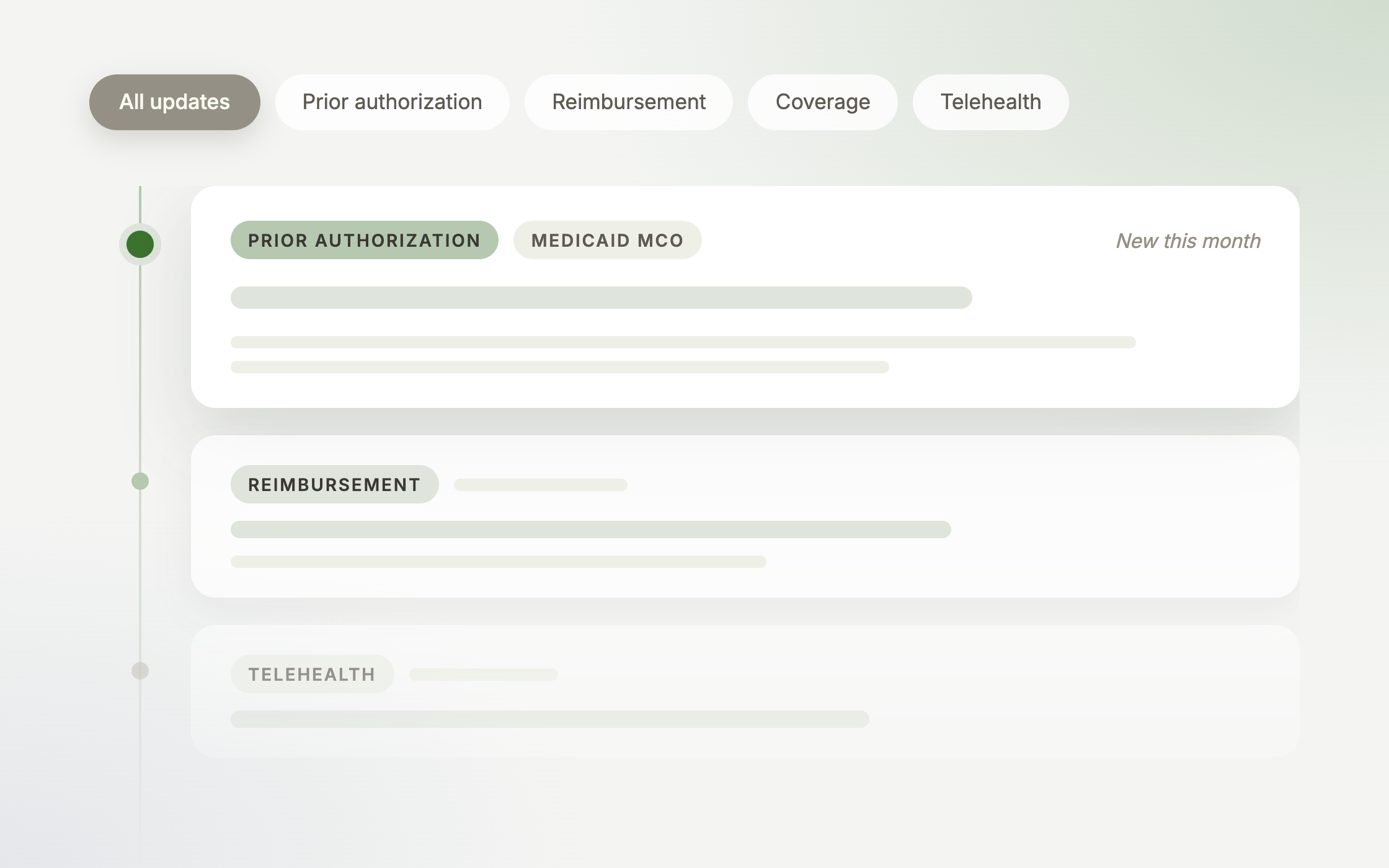 Payer Updates Tracker for SUD