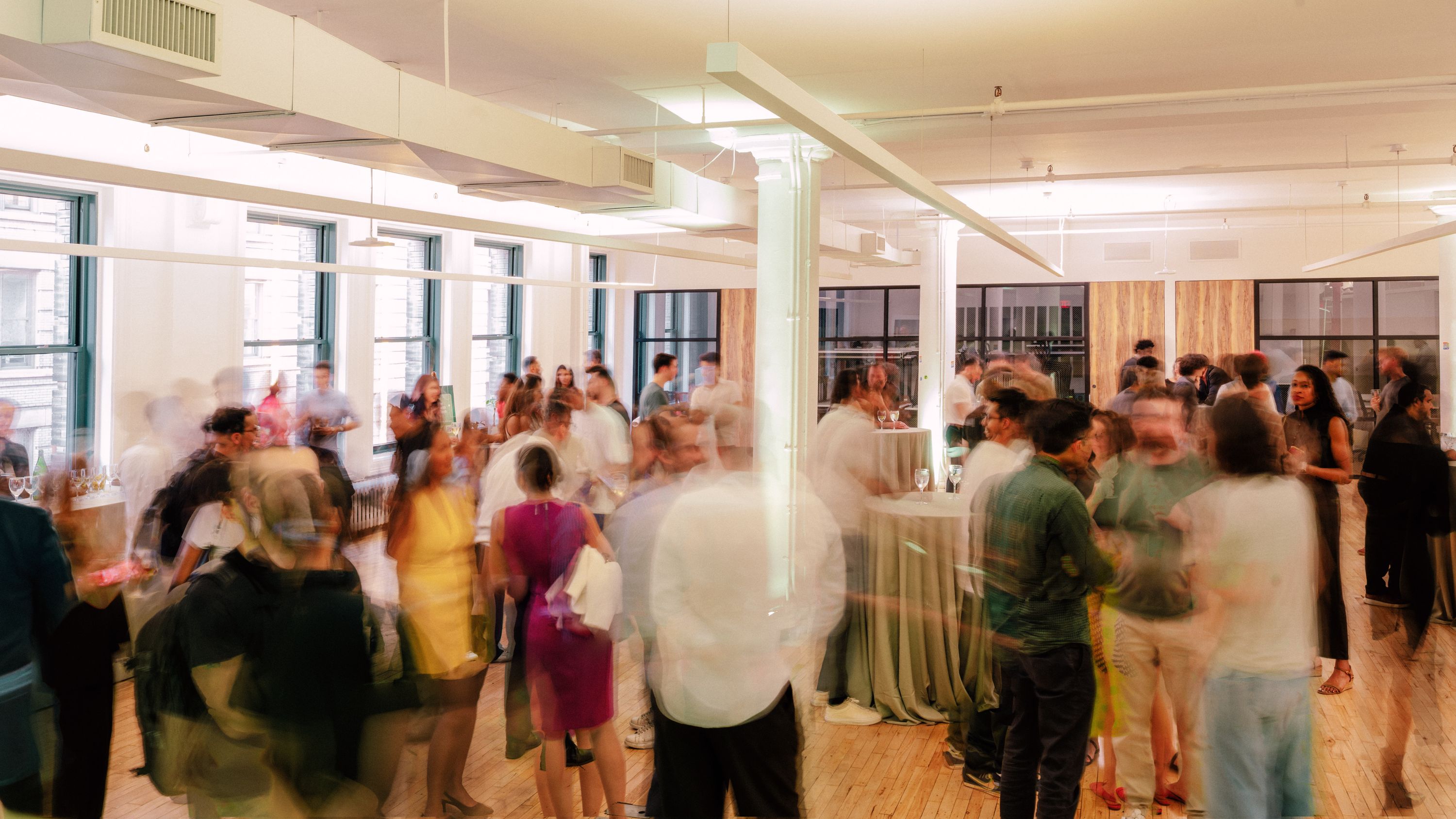 Camber Health NYC Tech Event 2026 - guests mingling