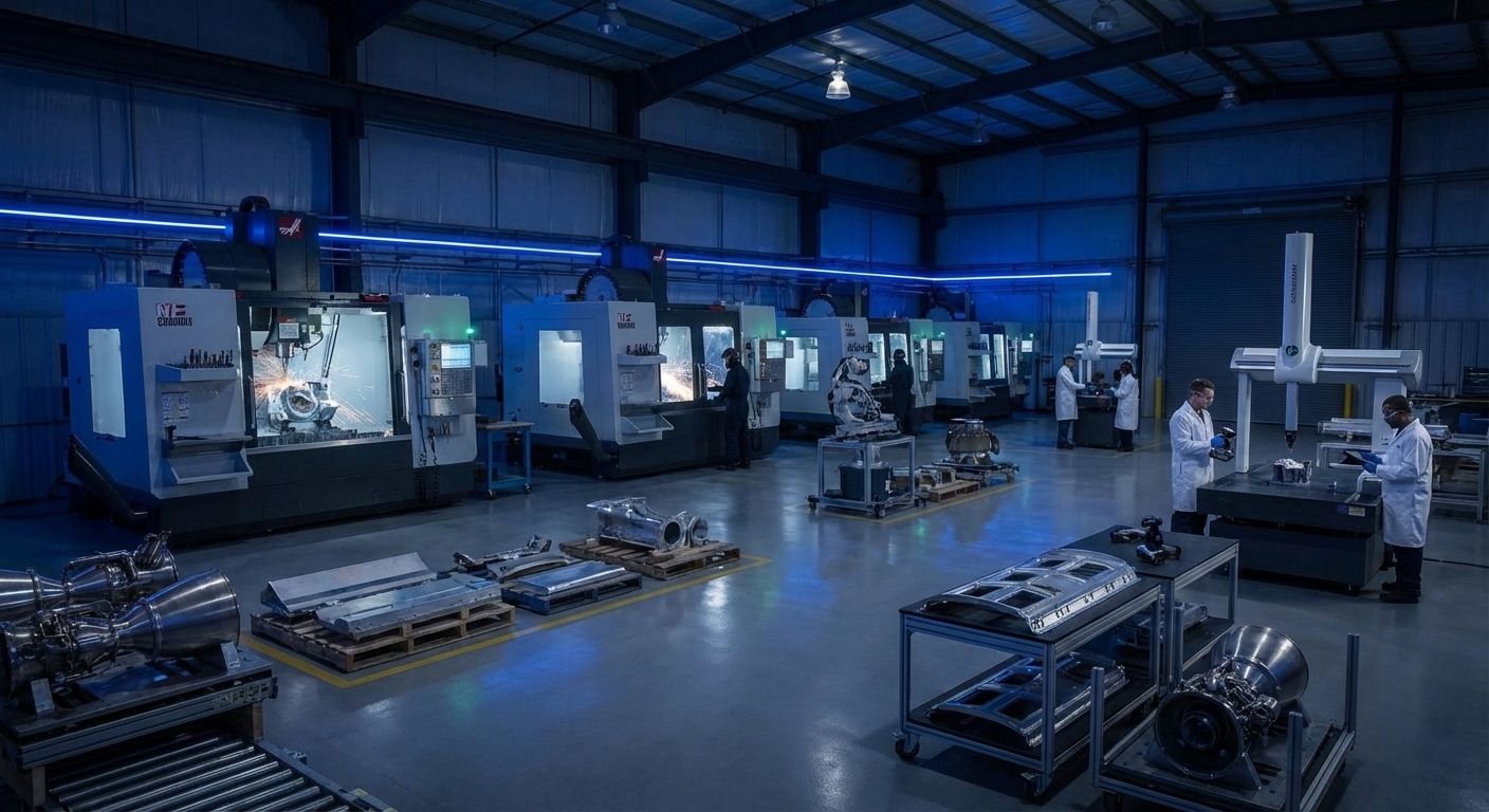 Industrial CNC machining center on the Diagon platform