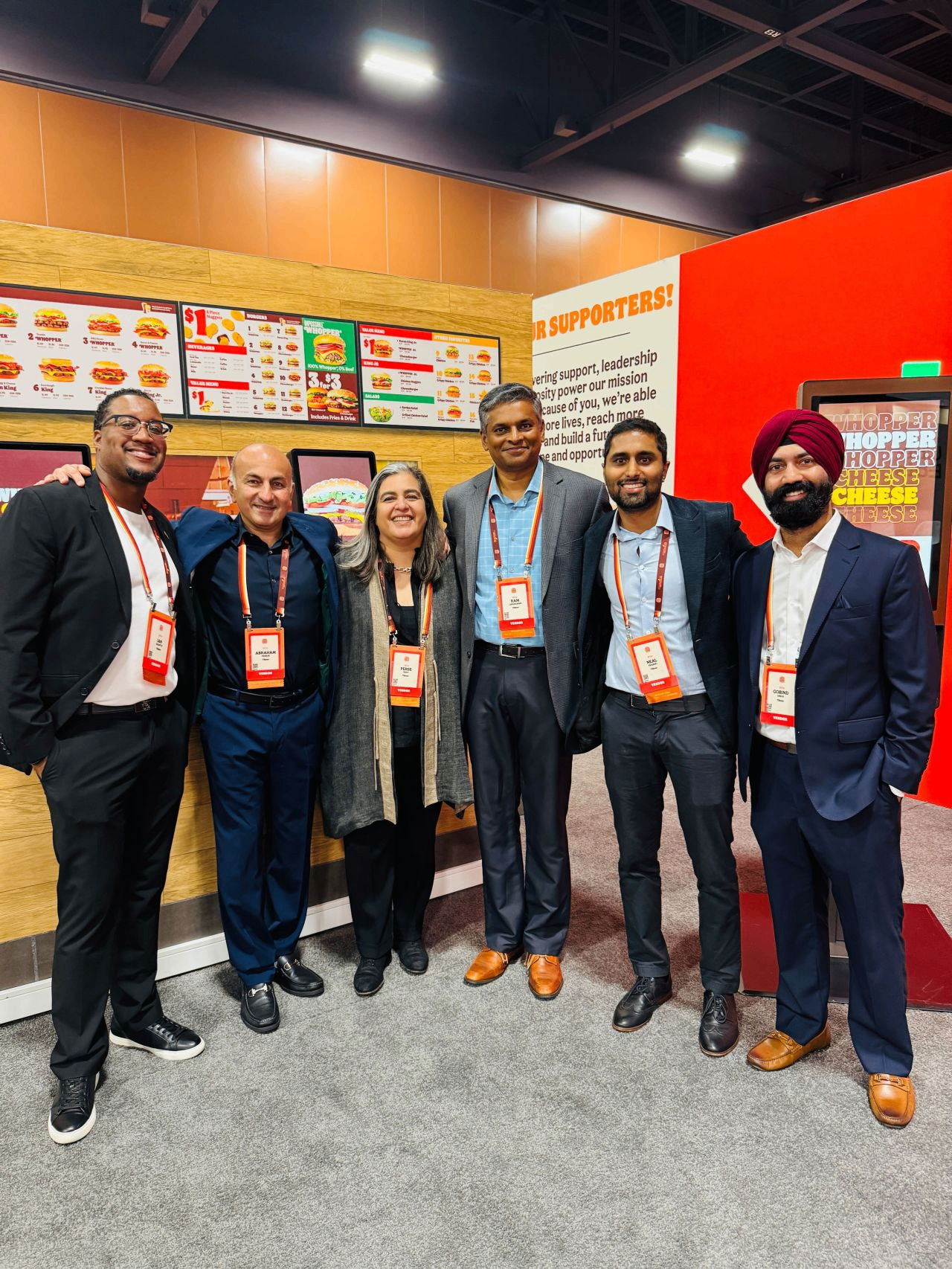 Tillster team members at a restaurant technology trade show