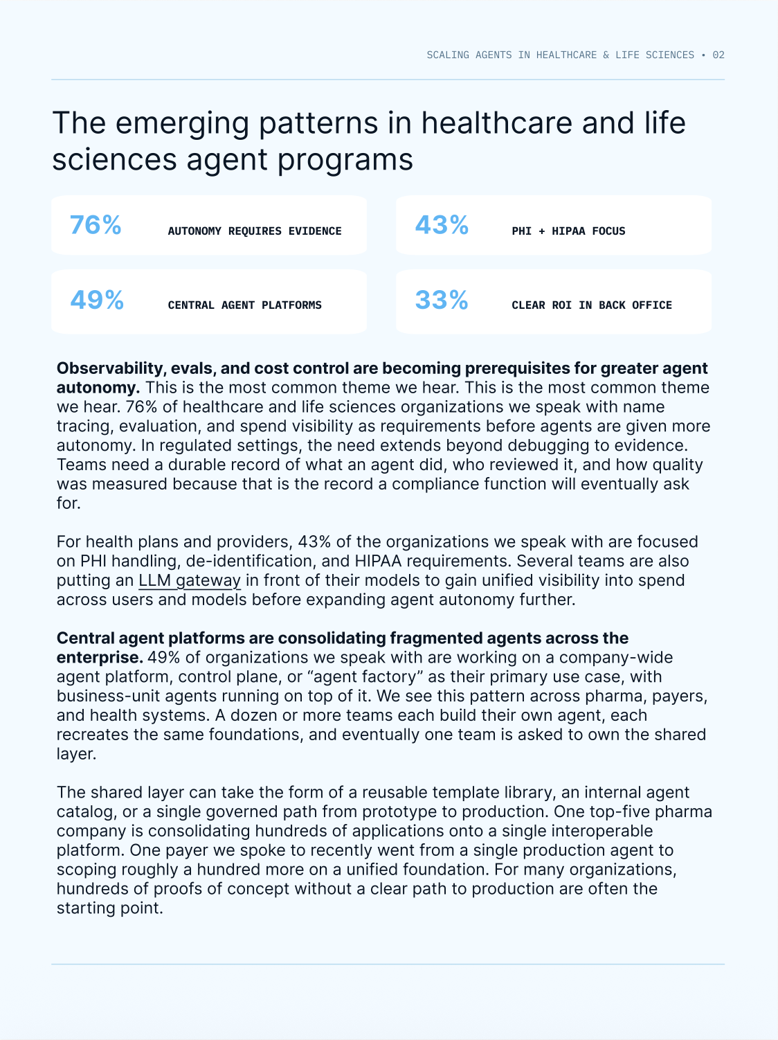 Guide page 2: Emerging patterns in agent programs