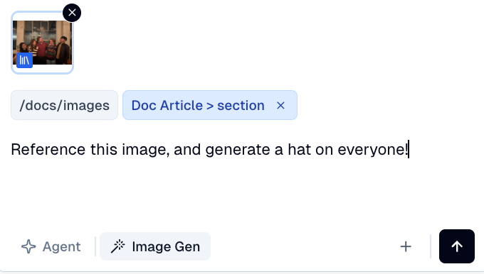 Flint image editing toolbar showing options to edit an image