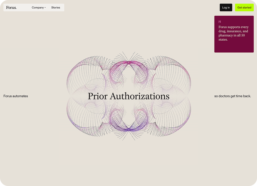 Forus brand page